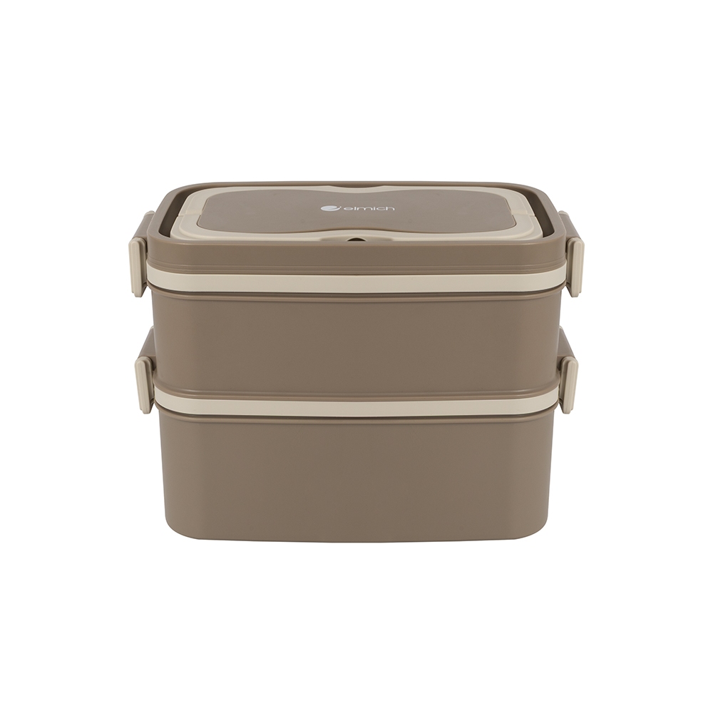 Hộp cơm 2 tầng inox 304 Elmich EL1317 dung tích 1.3L