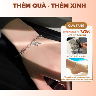 [🔥XƯỞNG SALE 6K 🔥] Lắc Tay Mạ Bạc Họa Tiết Hoa Hồng Siêu Xinh Cho Nữ B150