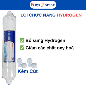 Lõi lọc nước chức năng Hydrogen Forseti, hoạt hoá nước, giúp giảm các tác nhân gây ung thư, dùng máy lọc nước RO