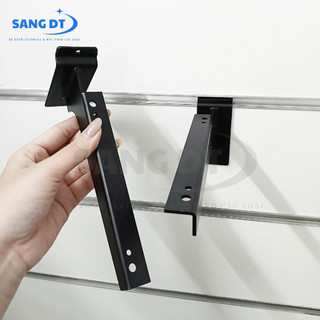 [CẶP] Phụ kiện pass đỡ/tay đỡ kệ gỗ cài kệ rãnh Slatwall 20cm chắc chắn,dễ lắp đặt