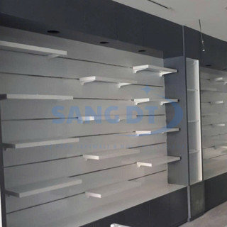 [CẶP] Phụ kiện pass đỡ/tay đỡ kệ gỗ cài kệ rãnh Slatwall 20cm chắc chắn,dễ lắp đặt
