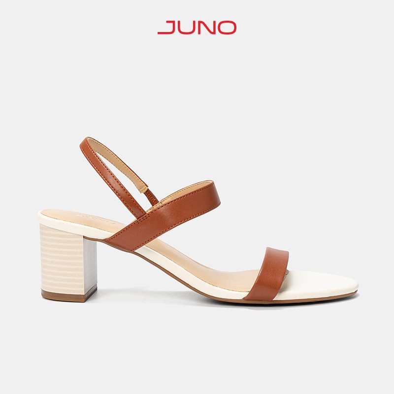 Giày Sandal Nữ 5cm Thời Trang JUNO Gót Vuông Basic SD05127
