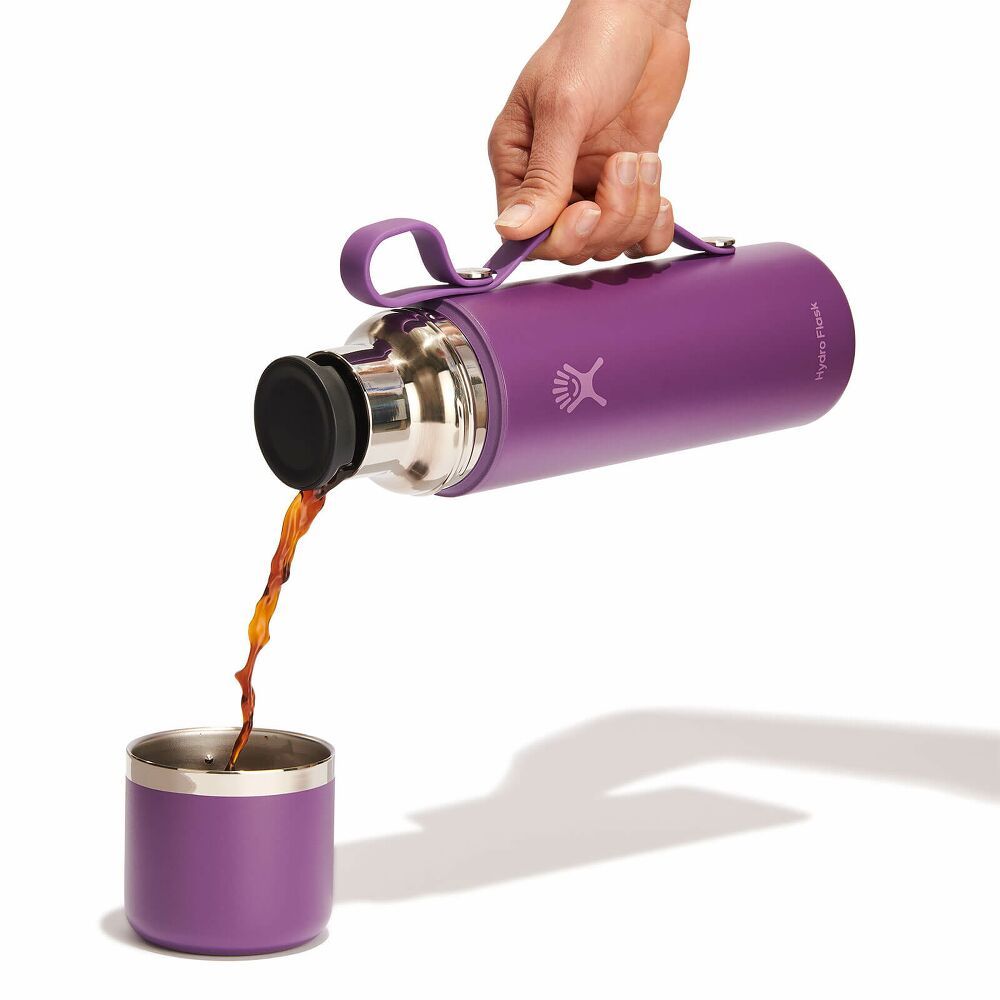 Bình thuỷ giữ nhiệt 1065ml Hydro Flask (36oz) đựng nước nóng, nắp làm ly tiện lợi, chính hãng, FLC36