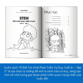 Sách - STEM – Trò Chơi Phát Triển Tư Duy Tuổi 5+ - TKBooks