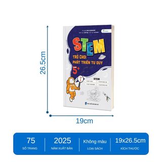 Sách - STEM – Trò Chơi Phát Triển Tư Duy Tuổi 5+ - TKBooks