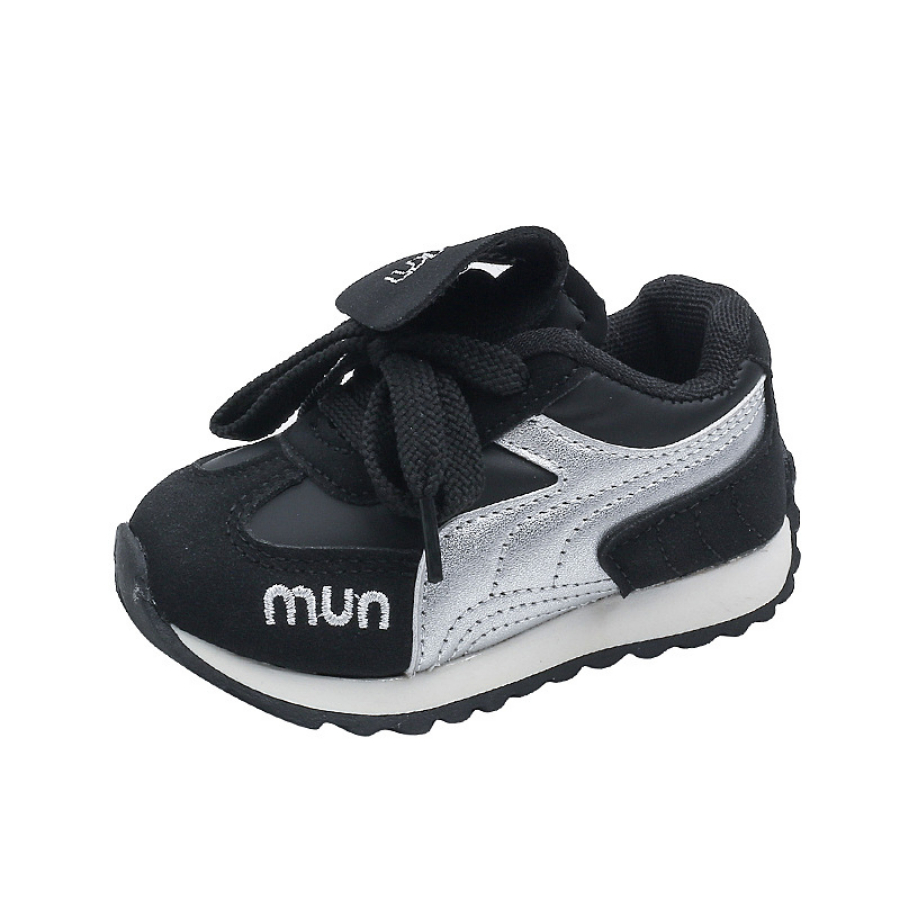 [M045] Giày Thể Thao Cho Bé Trai Bé Gái Đế Mềm Chống Trượt, Giày Sneaker Chất Da Mềm Chống Trượt Đi Học Đi Chơi