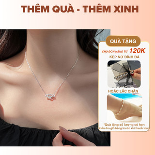 [🔥XƯỞNG SALE SẬP SÀN🔥] Dây chuyền Trái Tim Kèm Cánh Thiên Thần Phong Cách Đơn Giản N103