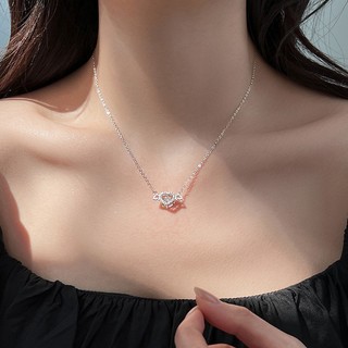 [🔥XƯỞNG SALE SẬP SÀN🔥] Dây chuyền Trái Tim Kèm Cánh Thiên Thần Phong Cách Đơn Giản N103