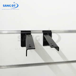 [CẶP] Phụ kiện pass đỡ/tay đỡ kệ gỗ cài kệ rãnh Slatwall 15cm chắc chắn,dễ lắp đặt