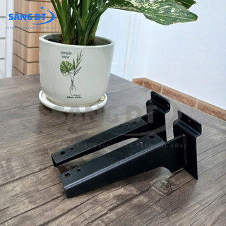 [CẶP] Phụ kiện pass đỡ/tay đỡ kệ gỗ cài kệ rãnh Slatwall 15cm chắc chắn,dễ lắp đặt