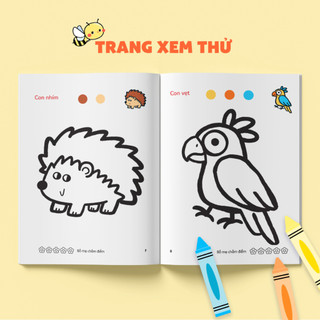Sách - Tô Màu Sáng Tạo - Phát Triển Tư Duy Sáng Tạo Cho Trẻ Từ 0-6 Tuổi