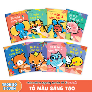 Sách - Tô Màu Sáng Tạo - Phát Triển Tư Duy Sáng Tạo Cho Trẻ Từ 0-6 Tuổi