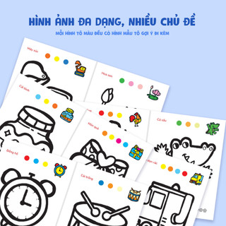 Sách - Tô Màu Sáng Tạo - Phát Triển Tư Duy Sáng Tạo Cho Trẻ Từ 0-6 Tuổi