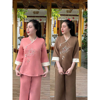 Tim Hoa MẫuĐơn Lụa Hàn Nữ # Đồ Lam Đi Chùa