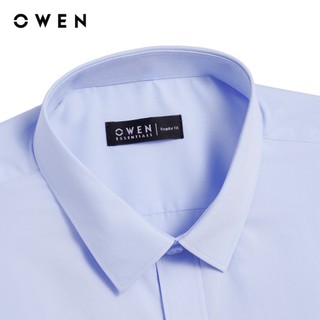 Owen - Áo sơ mi dài tay Regular Fit AR258043DR26 màu Xanh nhạt chất liệu Poly Rayon