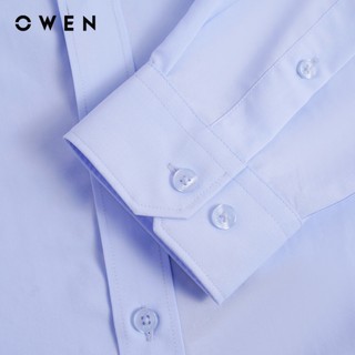 Owen - Áo sơ mi dài tay Regular Fit AR258043DR26 màu Xanh nhạt chất liệu Poly Rayon