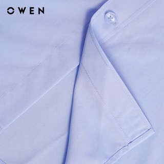 Owen - Áo sơ mi dài tay Regular Fit AR258043DR26 màu Xanh nhạt chất liệu Poly Rayon