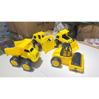 Bộ 4 chiếc xe đồ chơi công trình chạy đà cho bé loại lớn(66920)