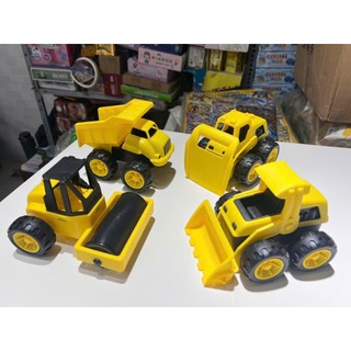 Bộ 4 chiếc xe đồ chơi công trình chạy đà cho bé loại lớn(66920)