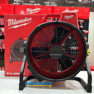 Quạt pin công nghiệp Milwaukee M18 ARFHP 18V, quạt gió công suất cao, nhỏ gọn, dùng pin M18
