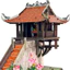 Bộ Lắp Ráp Mô Hình Giấy 3D Chùa Một Cột Hà Nội - DIY Handmade Quà Lưu Niệm TAYTA