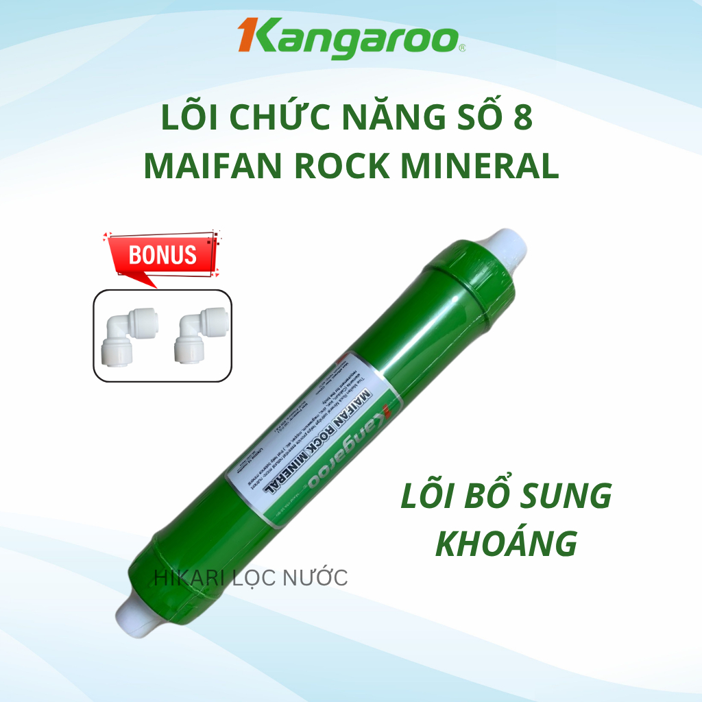 Lõi Lọc Nước Số 8 Kangaroo Maifan Rock Mineral Giúp Bổ Sung Khoáng Chất Cho Nước, Cải Thiện Giấc Ngủ- Hàng Chính Hãng
