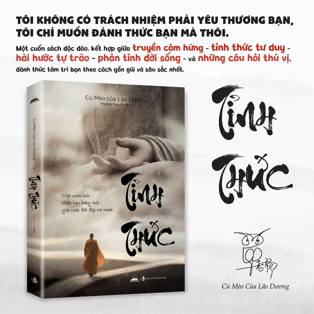Sách - Tỉnh Thức - Cuốn Sách Khiến Bạn Bừng Tỉnh Giữa Cuộc Đời Đầy Mê Muội - Cú Mèo Của Lão Dương