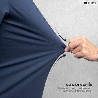 Áo Giữ Nhiệt Thu Đông Cao Cổ 3cm Cao Cấp Mentoris, Chất Liệu 𝗪𝗔𝗥𝗠𝗧𝗘𝗖𝗛 Mềm Nhẹ, Giữa Ấm Cực Tốt MDT03