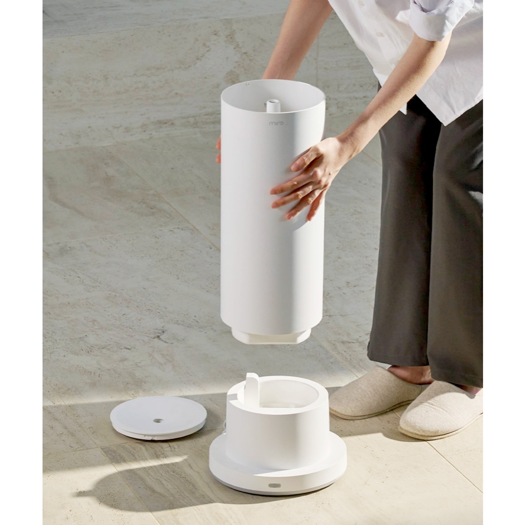 Máy Bù Ẩm Miro Tower 9L - Công suất 784ml/h, Điều khiển Sương Ấm 60°C - Kết nối Smart Home Alexa, Google Home - Siêu Êm