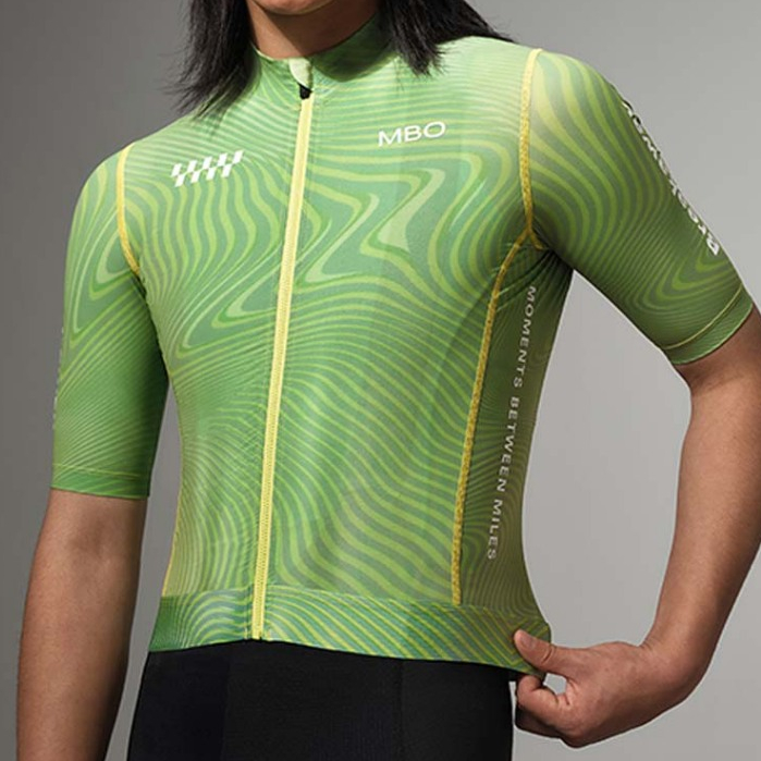 NSC505 - Áo Đạp Xe MBO Nam Lime Green
