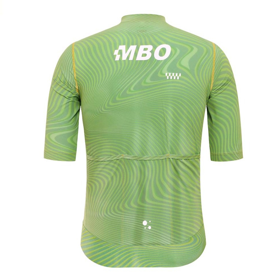 NSC505 - Áo Đạp Xe MBO Nam Lime Green