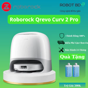 Robot Hút Bụi Roborock Qrevo Curv 2 Pro