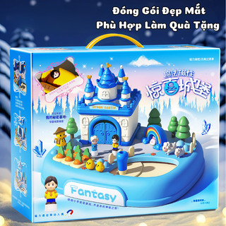 Đồ Chơi Lâu Đài Công Chúa Dream Castle Di Chuyển Búp Bê Từ Tính, Mô Phỏng Lâu Đài Cổ Tích Cho Bé Phát Triển Tư Duy
