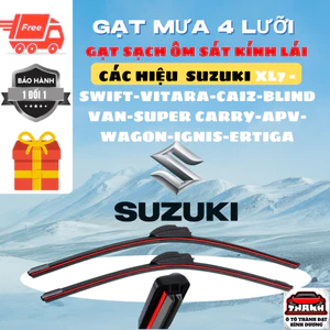 Gạt Mưa Ô Tô Các Dòng Xe SUZUKI : VITARA, WAGON, BLIND VAN, CAIZ, XL7, SUPER CARRY, CELERIO,APV . 4l