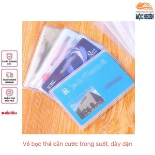Combo 10 Vỏ bọc thẻ, căn cước trong suốt, dày dặn