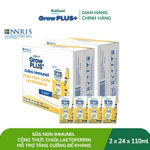 Combo 2 Thùng 24 hộp Sữa Bột Pha Sẵn Nutifood Sweden GrowPLUS+ Sữa Non Immunel hộp 110 ml (Bao bì tuỳ lô hàng) — ảnh 2