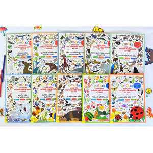 Sách - Sticker Bước Vào Thế Giới Thiên Nhiên Kỳ Thú - ndbooks