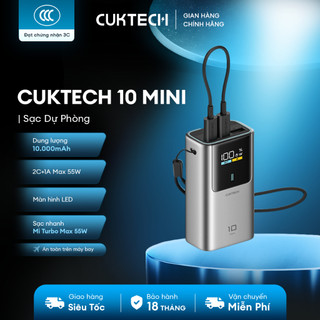 CUKTECH 10 SERIES Sạc Di Động  | Bảo Hành 18 Tháng PB150P PB100P PB1055