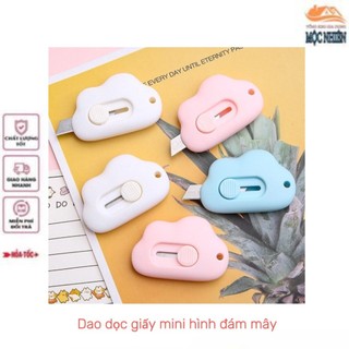 Combo 3 Dao rọc giấy mini hình đám mây siêu dễ thương