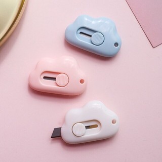 Combo 3 Dao rọc giấy mini hình đám mây siêu dễ thương