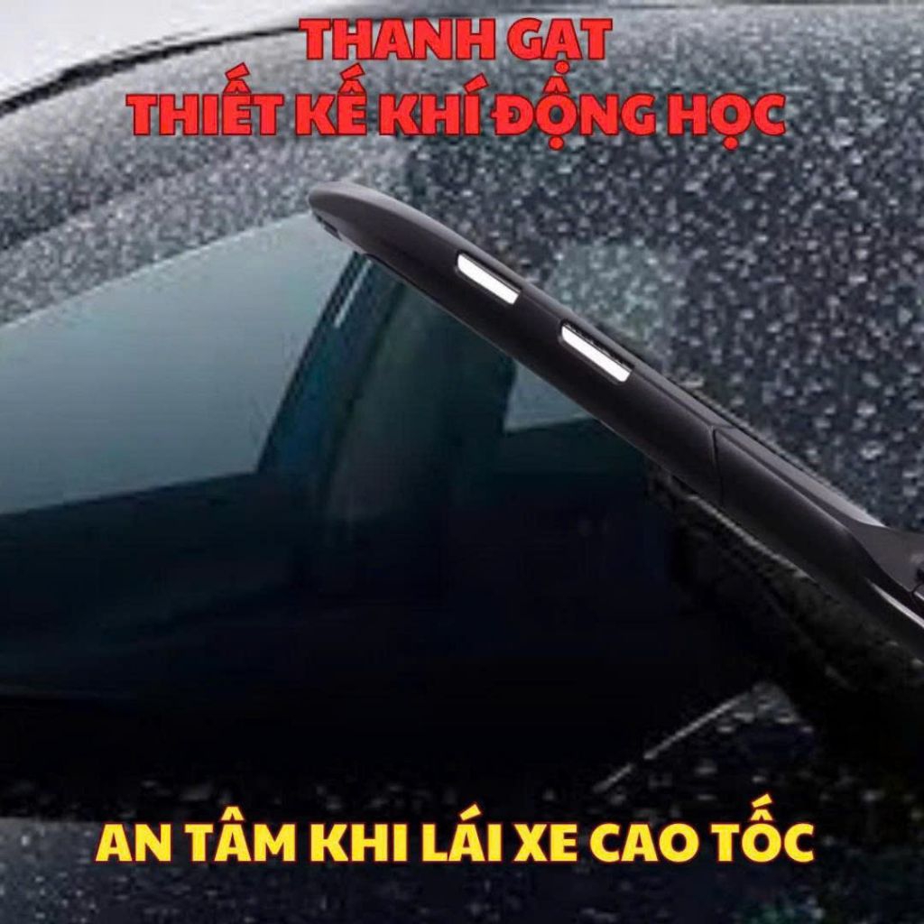 Gạt Mưa Ô Tô DAEWOO LEGANZA , LACETI, GENTRA, LANOS, MATIZ Loại Silicon Nano Lưỡi Gạt Sạch Êm