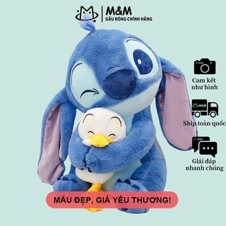 Gấu bông Stitch ôm vịt – giao từ kho Hà Nội