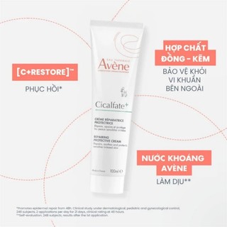 Kem phục hồi Eau Thermale Avène CICALFATE+ Repairing Protective Cream giúp làm lành da 100ml