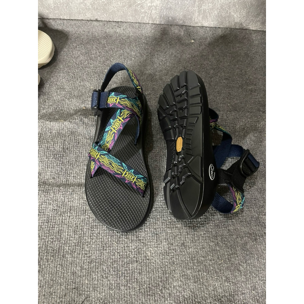 Giầy sandal chaco ( 38 - 43 ) Màu dây thổ cẩm tím xanh
