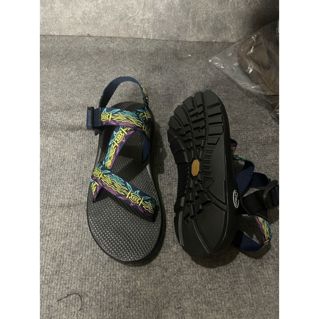 Giầy sandal chaco ( 38 - 43 ) Màu dây thổ cẩm tím xanh
