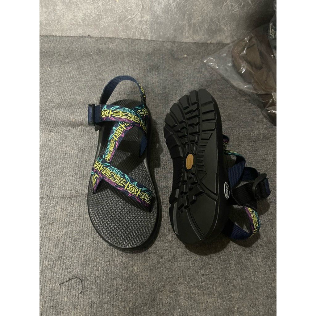 Giầy sandal chaco ( 38 - 43 ) Màu dây thổ cẩm tím xanh