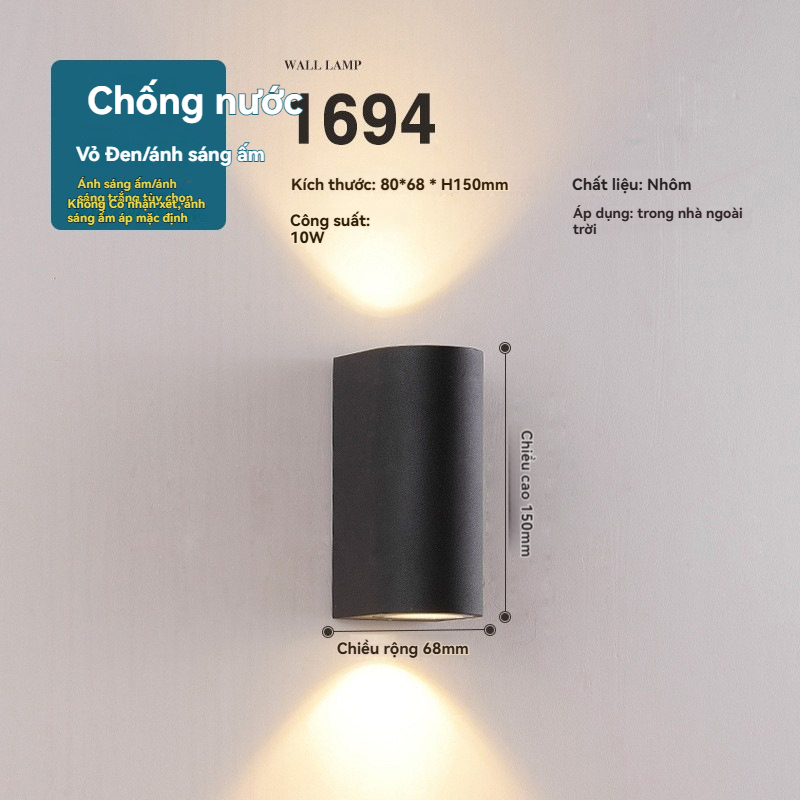 Hiện đại đơn giản ngoài trời không thấm nước dẫn tường ánh sáng khách sạn lối đi sáng tạo cầu thang hành lang phòng khác