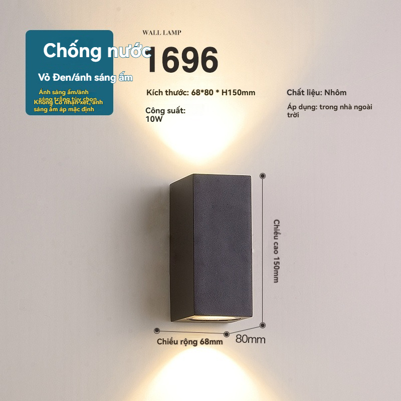 Hiện đại đơn giản ngoài trời không thấm nước dẫn tường ánh sáng khách sạn lối đi sáng tạo cầu thang hành lang phòng khác