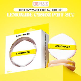 Bộ 3 Bông Phấn Tán Nền Lemonade Cushion Puff Set (3pcs)