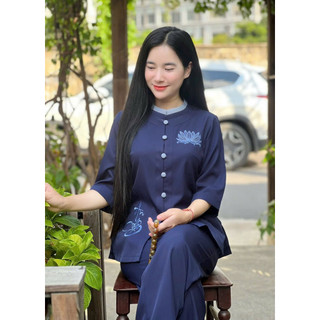Trụ Tròn Phối Lụa Hàn AnNhiên #Quần Áo Nữ Jacket Top Kem Dress Women